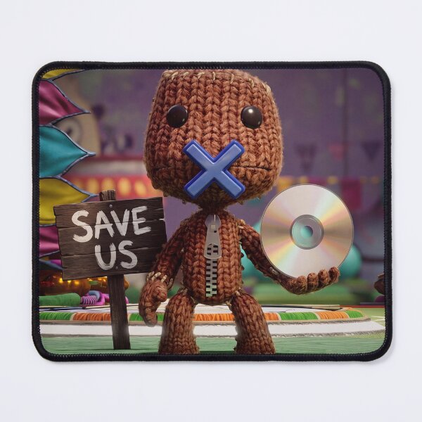 Item preview, 'Save Us' - Sackboy - Save The Disc designed and sold by n-i-t-s.