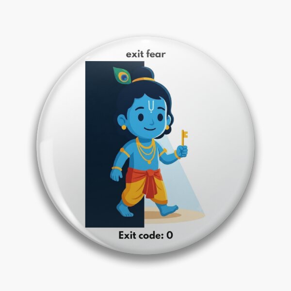 Item preview, exit fear | Linux Developer Sticker | Terminal Tech Humor designed and sold by BhaktiByte.