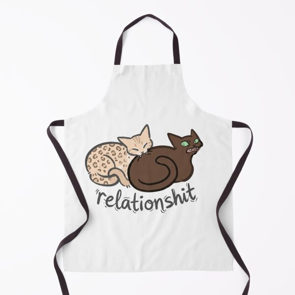 Item preview, Relationshit Cat Meme – Funny Toxic Relationship Cat Illustration designed and sold by SoftPawsAtelier.