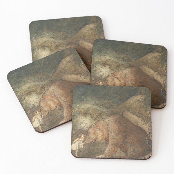 Item preview, Vintage Storybook Bear Illustration for Fantasy Art Lovers designed and sold by RickE.