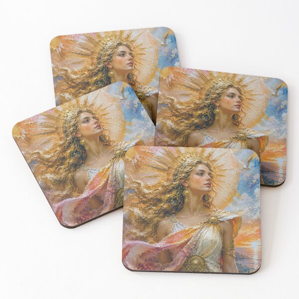 Item preview, Greek Goddess Eos painting designed and sold by GalleryKauffeld.