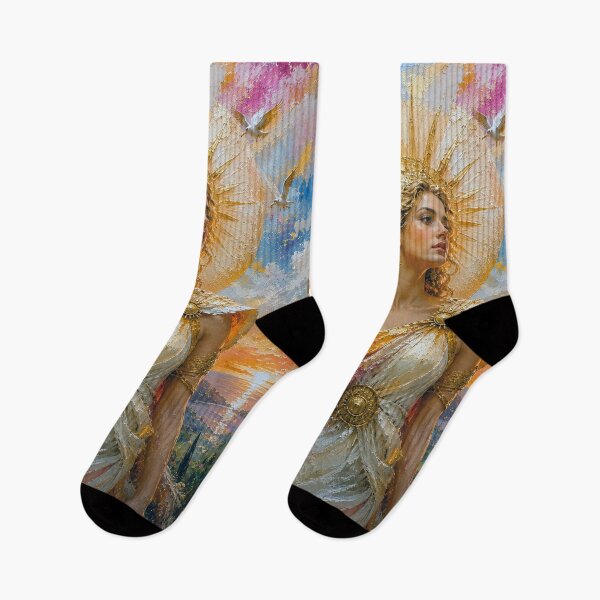 Item preview, Greek Goddess Eos painting designed and sold by GalleryKauffeld.