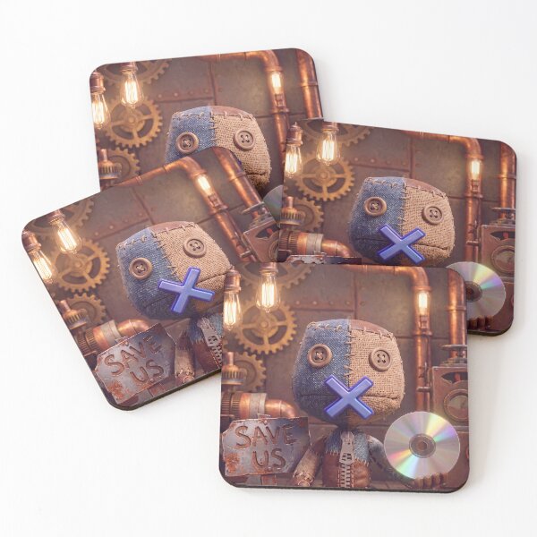 Item preview, 'Save Us' - Industrial Sackboy - Save The Disc designed and sold by n-i-t-s.