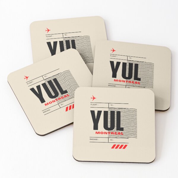 Item preview, MONTREAL YUL • BOLD CANADIAN AIRPORT TAG DESIGN designed and sold by VoglR.