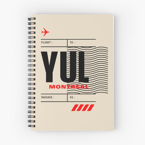 Item preview, MONTREAL YUL • BOLD CANADIAN AIRPORT TAG DESIGN designed and sold by VoglR.