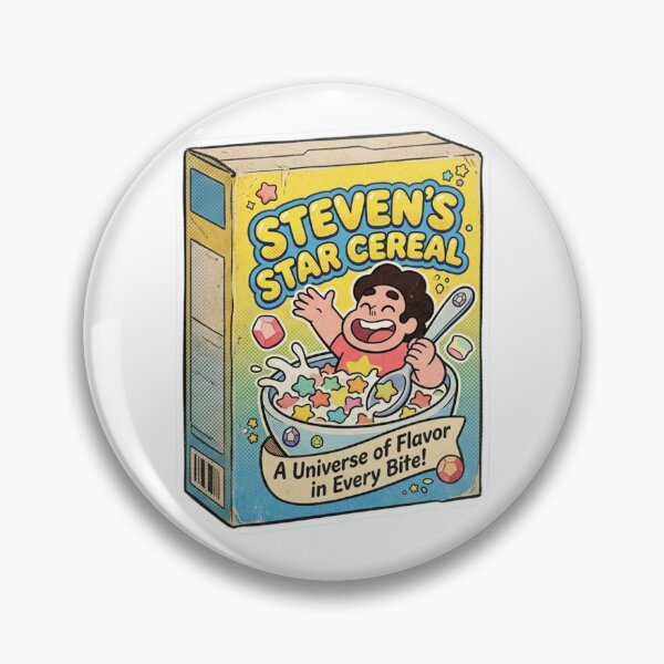 Item preview, Steven's Star Cereal Box - Retro Kawaii Breakfast designed and sold by 0Zetgest.