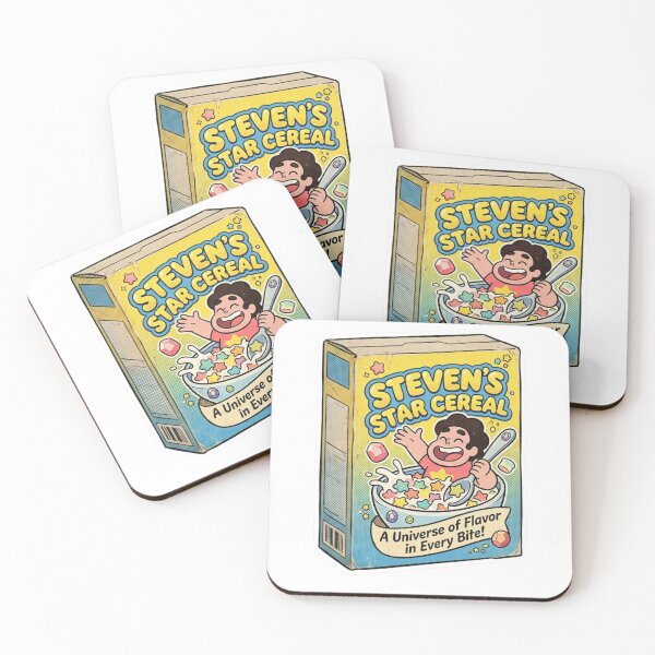 Item preview, Steven's Star Cereal Box - Retro Kawaii Breakfast designed and sold by 0Zetgest.