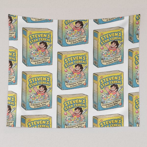 Item preview, Steven's Star Cereal Box - Retro Kawaii Breakfast designed and sold by 0Zetgest.