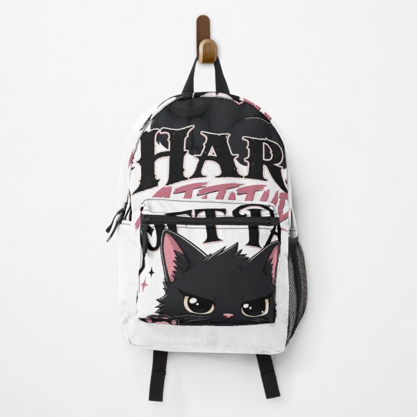 Item preview, Soft Paws Hard Attitude Black Cat Dad Kawaii T-Shirt designed and sold by Ashley critters.