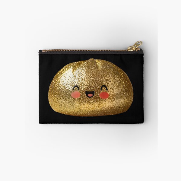Item preview, Golden Glitter Squishy Dumpling Stress Relief Toy – Kawaii Cutout designed and sold by EmeraldeaArt.