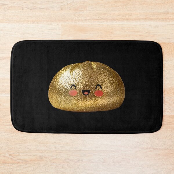 Item preview, Golden Glitter Squishy Dumpling Stress Relief Toy – Kawaii Cutout designed and sold by EmeraldeaArt.