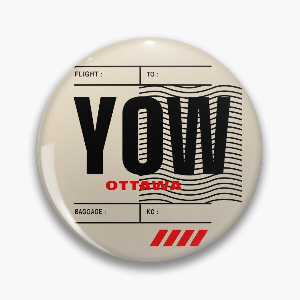 Item preview, OTTAWA YOW • BOLD CANADIAN AIRPORT TAG DESIGN designed and sold by VoglR.