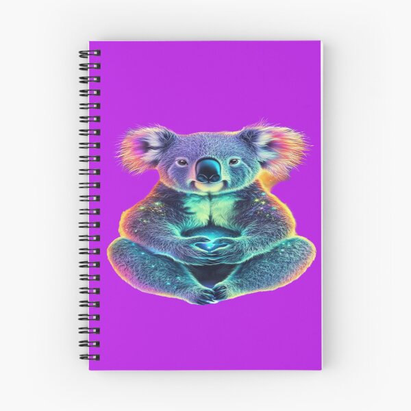 Item preview, The Cosmic Guardian of Inner Peace, Cosmic Meditating Koala - Spiritual Psychedelic Art with Rainbow Aura and Galaxy designed and sold by RAYBIL.