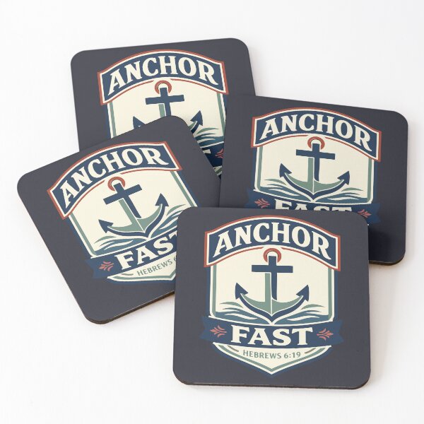 Item preview, Anchor Fast Christian Nautical – Hebrews 6:19 Bible Verse designed and sold by stylishdzign.