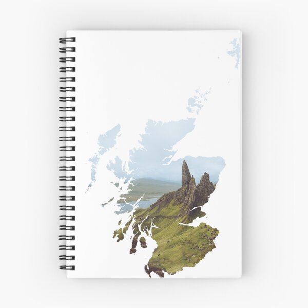 Item preview, Old Man of Storr Isle of Skye Scotland Map Silhouette V2 designed and sold by Maroan93.