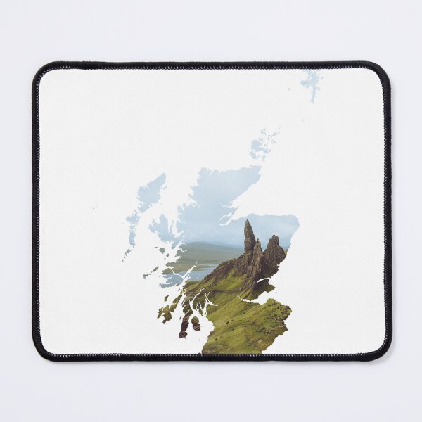 Item preview, Old Man of Storr Isle of Skye Scotland Map Silhouette V2 designed and sold by Maroan93.