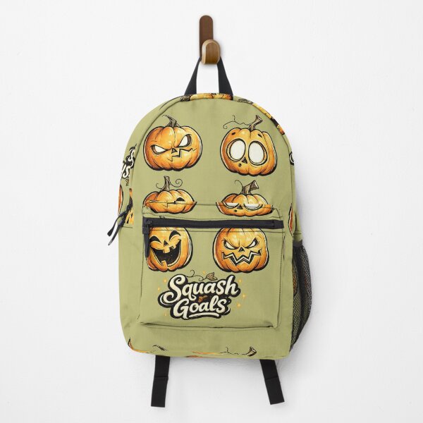 Item preview, Squash Goals Halloween Pumpkin Faces Funny Vintage T-Shirt Design designed and sold by SamiOmar94.