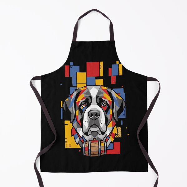 Item preview, Funny St. Bernard Colorful Blocks Geometric Art Mom Dad Kids designed and sold by FurryHavenPH.