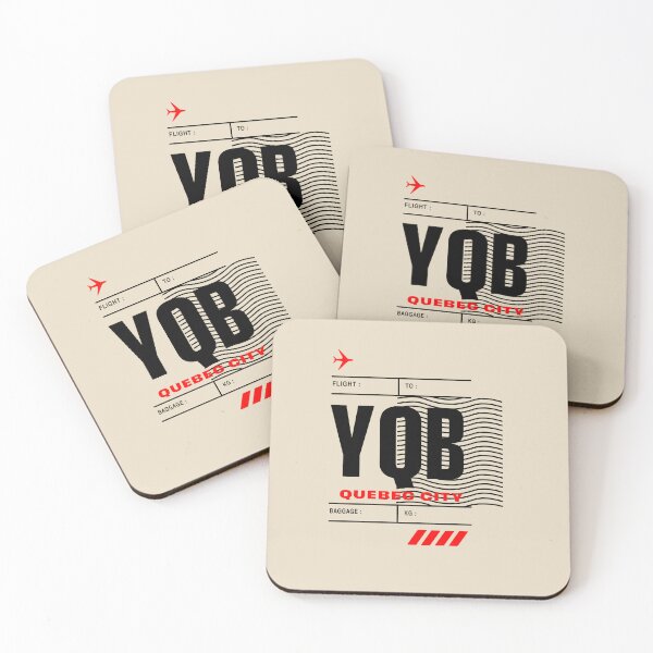 Item preview, QUEBEC CITY YQB • BOLD CANADIAN AIRPORT TAG DESIGN designed and sold by VoglR.