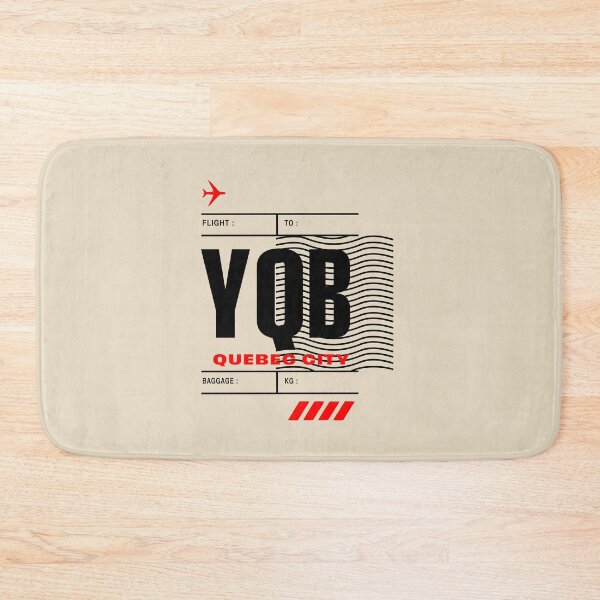 Item preview, QUEBEC CITY YQB • BOLD CANADIAN AIRPORT TAG DESIGN designed and sold by VoglR.