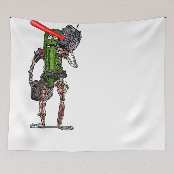 Item preview, Mademark x Rick and Morty - Rick and Morty - Pickle Rick with Laser Beam designed and sold by Crow1992.