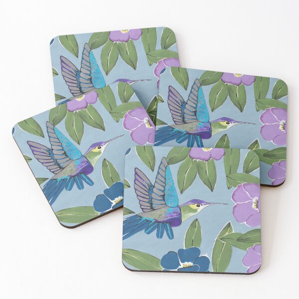 Item preview, Beautiful Hummingbird And Flowers designed and sold by Sartoris Art.
