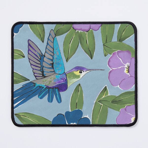 Item preview, Beautiful Hummingbird And Flowers designed and sold by Sartoris Art.