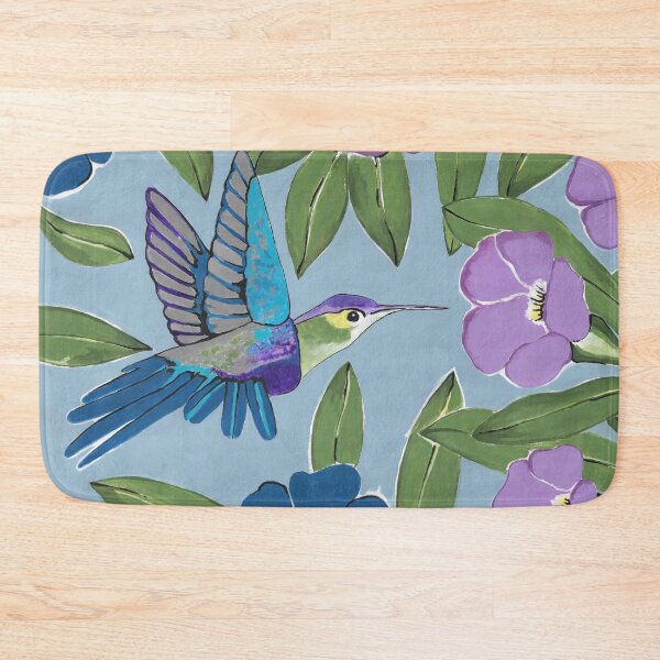 Item preview, Beautiful Hummingbird And Flowers designed and sold by Sartoris Art.