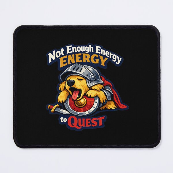 Item preview, Questing Can Wait Golden Retriever Knight  designed and sold by Sketchlegacy.
