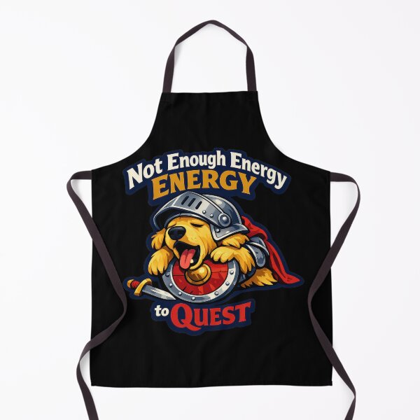 Item preview, Questing Can Wait Golden Retriever Knight designed and sold by Sketchlegacy.