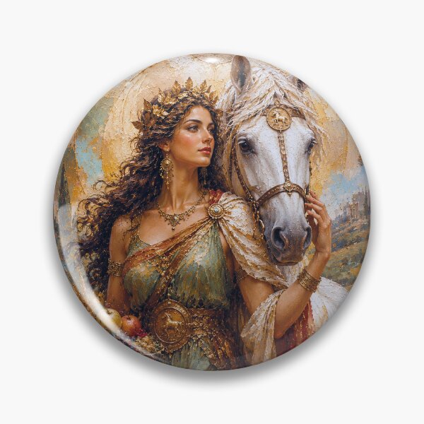 Item preview, Celtic Goddess Epona painting designed and sold by GalleryKauffeld.