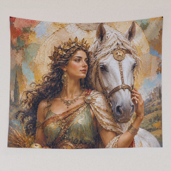 Item preview, Celtic Goddess Epona painting designed and sold by GalleryKauffeld.