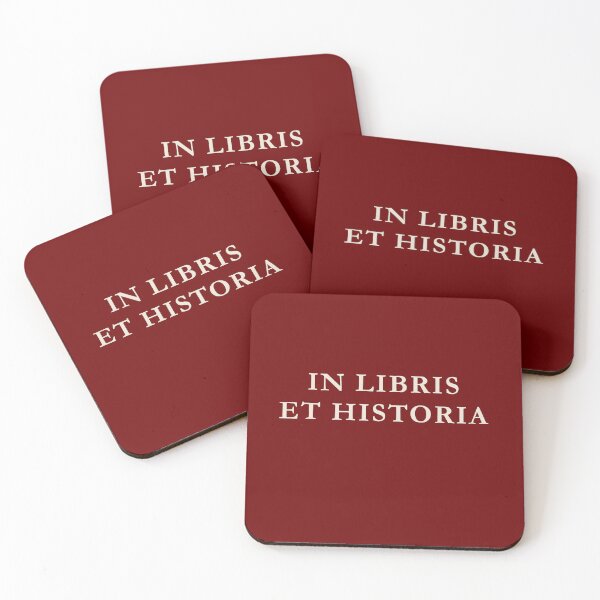 Item preview, In Libris et Historia Latin Dark Academia Academic Design designed and sold by semenol.