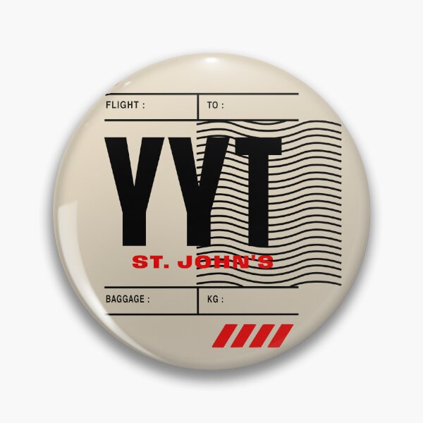 Item preview, ST. JOHN'S YYT • BOLD CANADIAN AIRPORT TAG DESIGN designed and sold by VoglR.