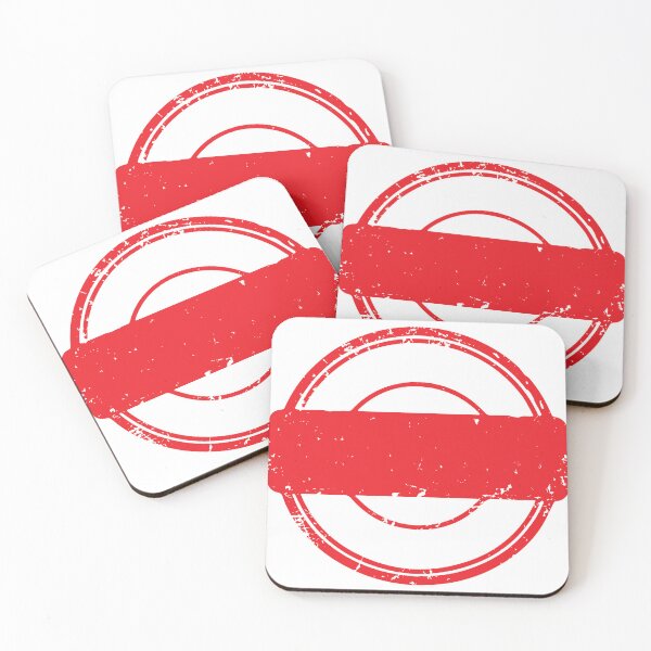 Item preview, Vintage Blank Grunge Rubber Stamp designed and sold by VectorForge Studio.