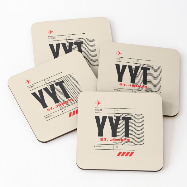 Item preview, ST. JOHN'S YYT • BOLD CANADIAN AIRPORT TAG DESIGN designed and sold by VoglR.