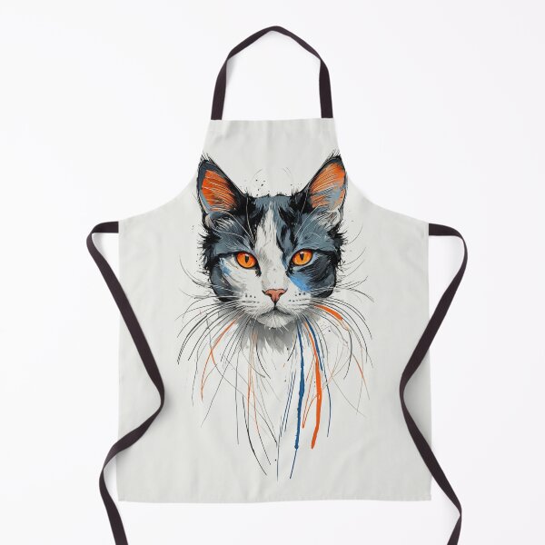 Item preview, Black Cat Watercolor Art with Amber Eyes designed and sold by LONE SPIRIT CO..