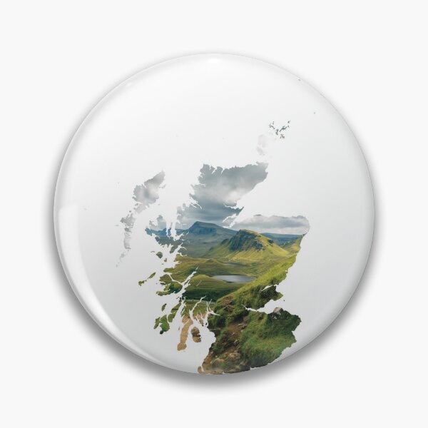 Item preview, The Quiraing Isle of Skye Scotland Map Silhouette designed and sold by Maroan93.