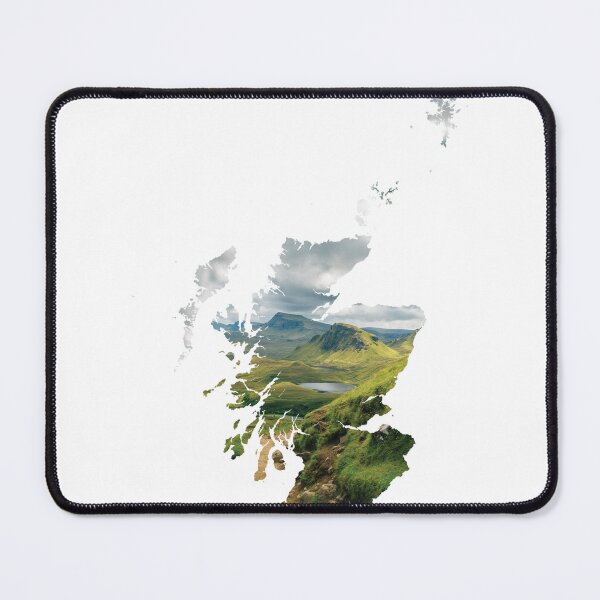 Item preview, The Quiraing Isle of Skye Scotland Map Silhouette designed and sold by Maroan93.