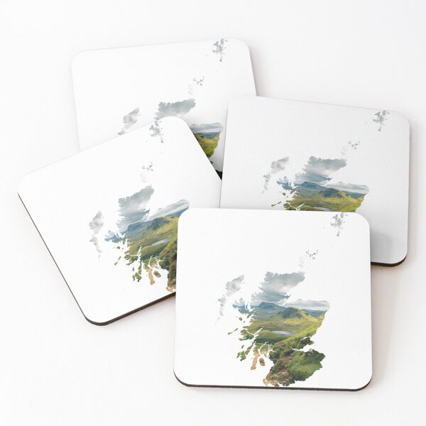 Item preview, The Quiraing Isle of Skye Scotland Map Silhouette designed and sold by Maroan93.