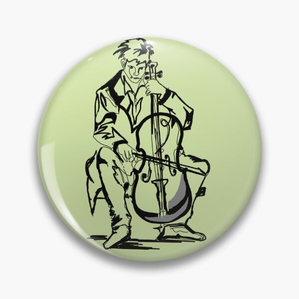 Item preview, Where Words Fail, Music Speaks – Cello Line Art Musician Outline designed and sold by SamiOmar94.