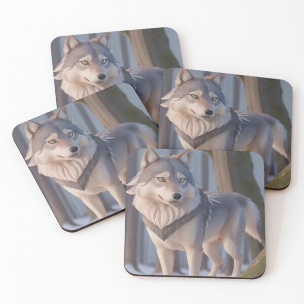 Item preview, Majestic Winter Wolf Portrait designed and sold by MoonGlyphSilence.