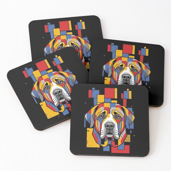 Item preview, Funny Spanish Mastiff Colorful Blocks Geometric Art Mom Dad Kids designed and sold by FurryHavenPH.