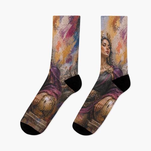 Item preview, Greek Goddess Eris painting designed and sold by GalleryKauffeld.