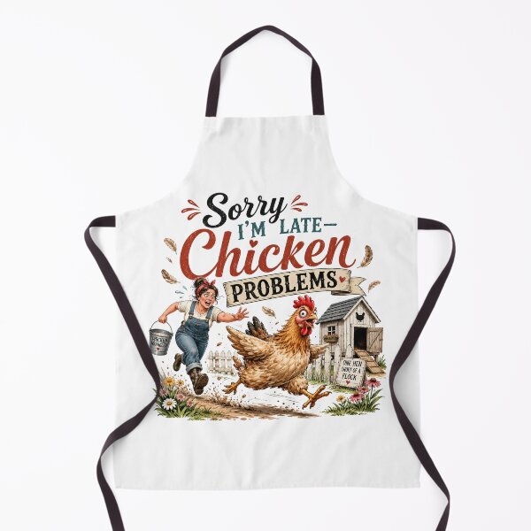 Item preview, Sorry I'm Late, Chicken Problems designed and sold by Seyahshop.