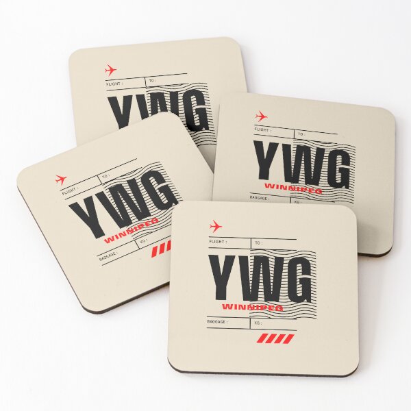 Artikelvorschau, WINNIPEG YWG • AUFFÄLLIGES KANADISCHES FLUGHAFEN-TAG-DESIGN entworfen und verkauft von VoglR.
