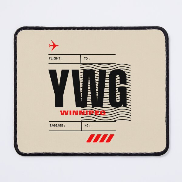 Item preview, WINNIPEG YWG• BOLD CANADIAN AIRPORT TAG DESIGN designed and sold by VoglR.
