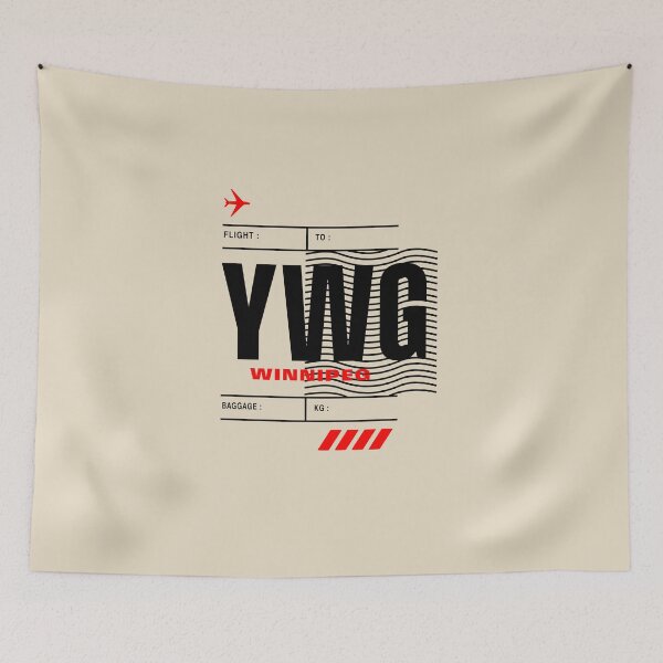 Item preview, WINNIPEG YWG• BOLD CANADIAN AIRPORT TAG DESIGN designed and sold by VoglR.