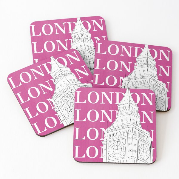 Item preview, London pink sketch designed and sold by dudaoliveira.art.