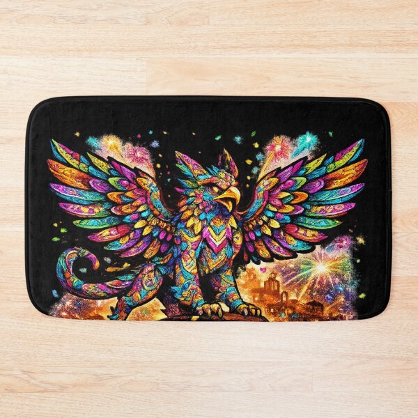 Item preview, Espíritu de Libertad Colorful Griffin Mexican Independence Festival Art designed and sold by irfanshikh.